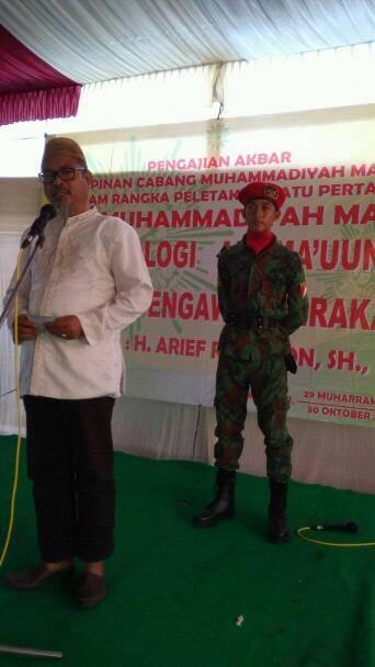 Ketua Panitia Pembangunan PKU Maos (Foto: Amin Maruf)